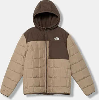 Chlapecká bunda Dětská oboustranná bunda The North Face B REVERSIBLE SHASTA FZ HOODED JACKET NF0A88TPDHN1 béžová 80X, vel. 116-119