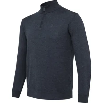 Pánský svetr Beretta Pánský svetr Merino Half Zip Velikost: M Ebony