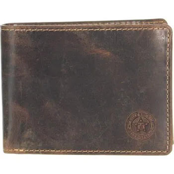 Peněženka Kožená peněženka Greenburry BTK 0964-25 hnědá