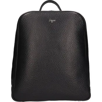 Městský batoh Dámský kožený batůžek Lagen 1035 černá
