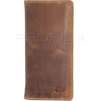 Penál Kožený penál Greenburry 1648-25 hnědý