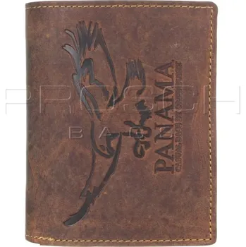 Peněženka Kožená peněženka Greenburry Panama 2701 E-25 hnědá