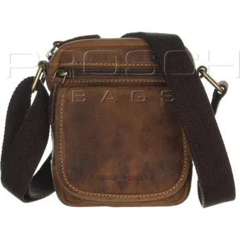 Pánská kožená taška XS Greenburry 1557-25 hnědá