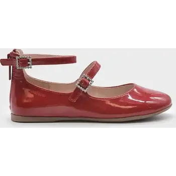 Dívčí baleríny Dětské balerínky Mayoral červená barva, 44554 44554.45A.Mini.9BYA 33X, EUR 27