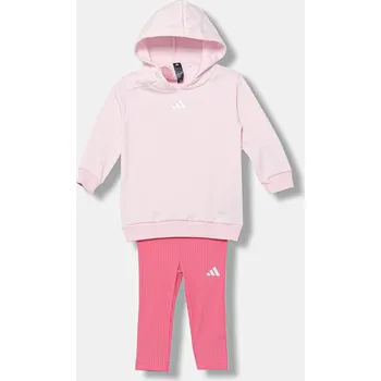Dětská tepláková souprava adidas JL7480 růžová 30X, vel. 104
