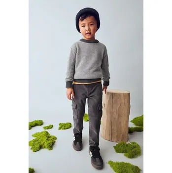 Chlapecké kalhoty Dětské manšestrové kalhoty Mayoral cargo corduroy 4564.5F.Mini.9BYA modrá 57X, vel. 92