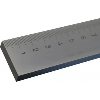 Ocelové měřítko 1000x30x5,5mm s vertikální stupnicí PN 251127 , KMITEX KCZ-1028