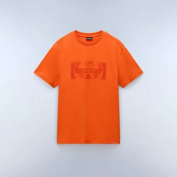 Pánské tričko Pánské Tričko s krátkým rukávem NAPAPIJRI S-VANNI PRT SS NP0A4IEAA001 – Oranžová S