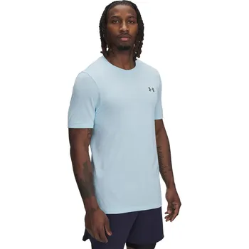 Pánské funkční tričko s krátkým rukávem Under Armour VANISH ELITE SEAMLESS SS TEE modré 1376781-494 - S | UK 11,5 | US 12,5