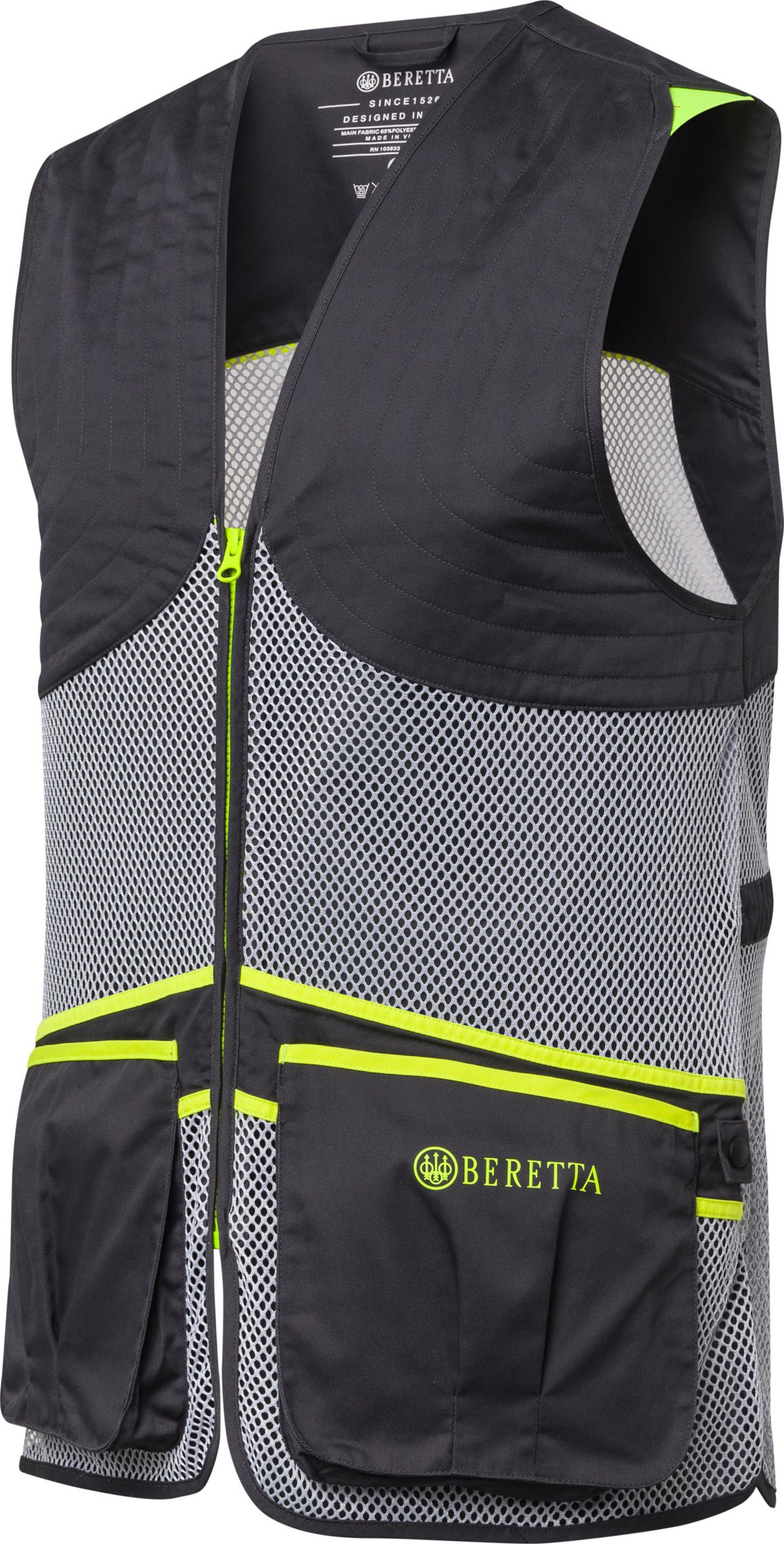 Beretta Střelecká lovecká vesta Full Mesh Velikost: 3XL Ebony/Ice Grey