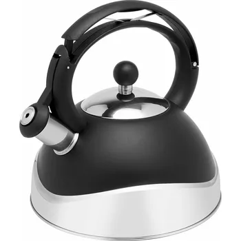 Konvice na čaj Tradiční čajník s píšťalkou Tadar Elia 3 l černý