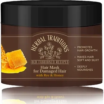 Vlasová regenerace Maska na poškozené vlasy Žito a med 300ml Herbal Trditions