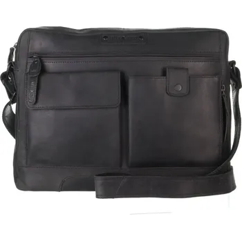 Kožená taška Greenburry Revival 1963-20 černá