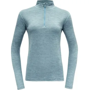 Dámská móda Devold dámské triko s dlouhým rukávem a zipem Breeze Merino 150 Zip Neck Barva: CAMEO MELANGE, Velikost: L