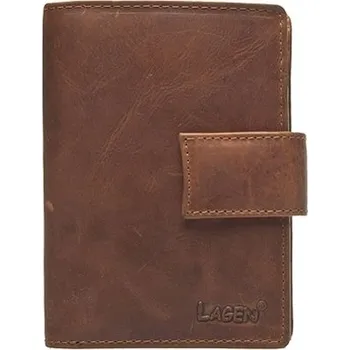Peněženka Pánská kožená peněženka LAGEN V-27/V hnědá