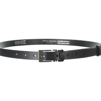 Opasek Dámský kožený pásek Prosch Bags 18363-90 černý