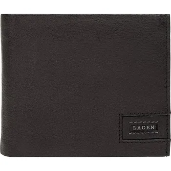 Peněženka Pánská kožená peněženka LAGEN LG-1126 černá