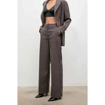 Dámské kalhoty Kalhoty Answear.LAB TA0512.T.TOS hnědá 88X, vel. L