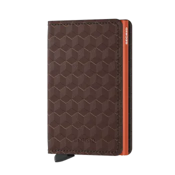Peněženka Slimwallet Secrid Optical Brown-Orange