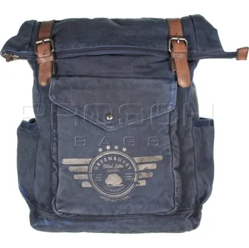 Městský batoh Plátěný batoh Greenburry 5897-27 modrý