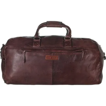 Cestovní taška Cestovní kožená taška Greenburry 2915-22 Dk.Brown
