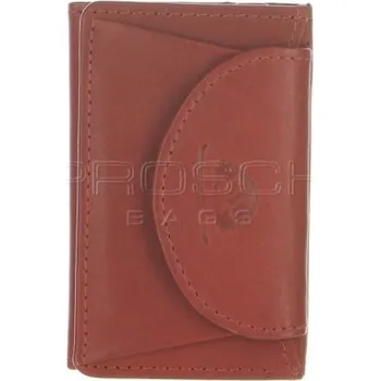 Peněženka Kožená mini peněženka Greenburry 1682-26/RE červen