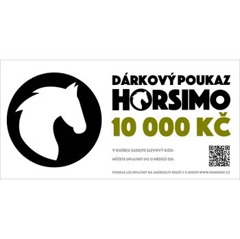 Dárkový potravinový koš HORSIMO VOUCHER - Dárkový poukaz 10 000 Kč DO RUKY