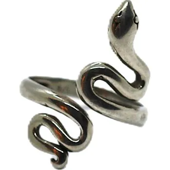 Prsten Stříbrný prsten - had