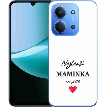 Pouzdro na mobilní telefon Gelový kryt mmCase na Xiaomi Redmi 15C 4G/5G (173mm) - nejlepší maminka 1 bílé pozadí