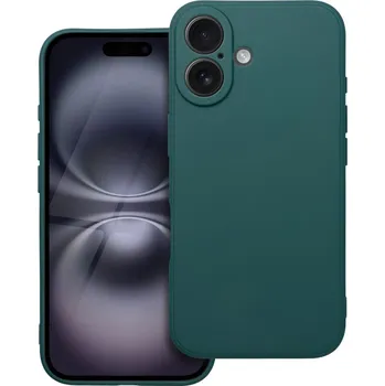 Pouzdro na mobilní telefon OEM Pouzdro MATT Case APPLE IPHONE 16 tmavě zelené