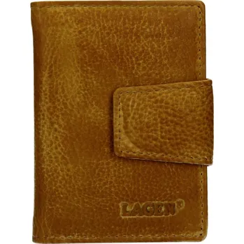 Peněženka Kožený vizitkář-pouzdro na karty LAGEN RX-11 Yell