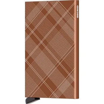 Peněženka Cardprotector Secrid Laser Tartan Rust