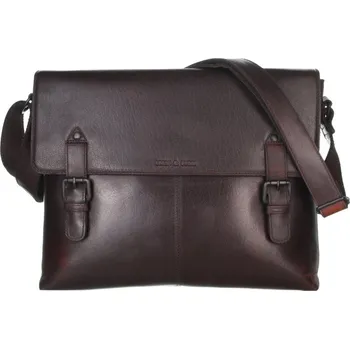 Kožená taška Greenburry Boston 1922-25 Chestnut