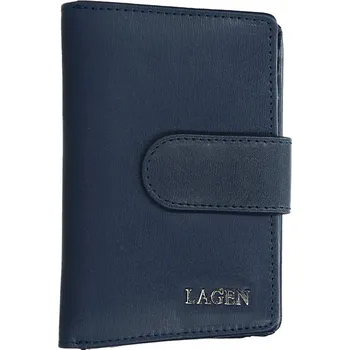 Peněženka Dámská kožená peněženka LAGEN 50313 tm.modrá