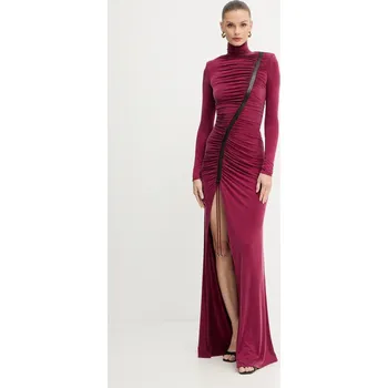 Dámské šaty Šaty Elisabetta Franchi ABR0957E2 burgundské 83X, vel. 34