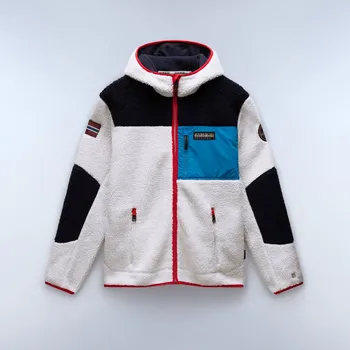 Pánská móda Pánská Mikina NAPAPIJRI YUPIK FZH 3 NP0A4GNSN1J1 – Béžová M