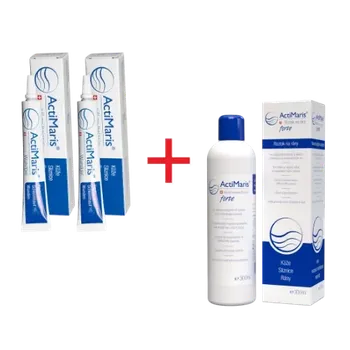 Bylinná léčivá mast 2x ActiMaris Gel 20g + Forte roztok 300 ml