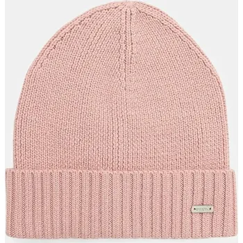Čepice Vlněná čepice Geox CELESTYE růžová barva, W5660G T3310 W5660G.T3310 38X, vel. ONE SIZE