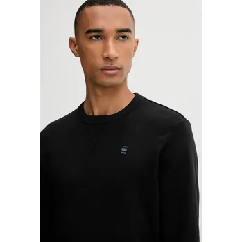 Pánské tričko Bavlněné tričko s dlouhým rukávem G-Star Nifous černá barva, D25076-D976 D25076.D976 99X, vel. XL