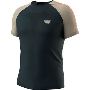 Běžecké oblečení Pánské běžecké tričko DYNAFIT ULTRA S-TECH Blueberry ROCK KHAKI XL
