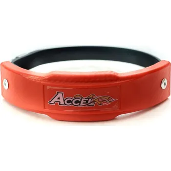 ACCEL kryt tlumiče protektor průměr 102-127mm barva červená
