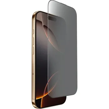 JOYROOM tvrzené 2.5D Anti-Spy sklo s černým rámečkem pro iPhone 17 Pro