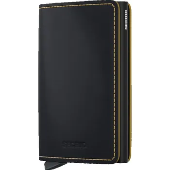 Peněženka Slimwallet Secrid Black/Ochre