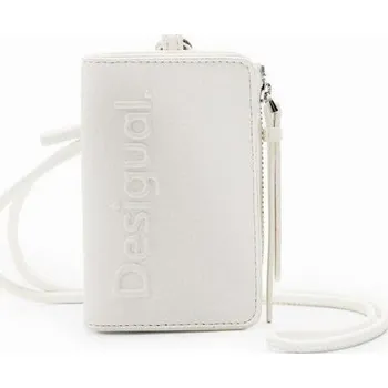 Peněženka Dámská peněženka DESIGUAL 24SAYP02 1021 MONE_HALF LOGO 24 EMMA 2.0 1021 WHITE velikost U