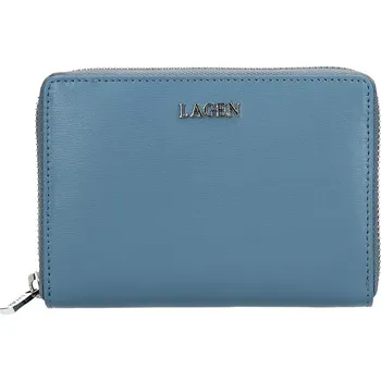 Dámská kožená peněženka LAGEN 50309 modrá