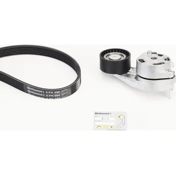 Sada žebrovaných klínových řemenů CONTINENTAL CTAM 6PK986K1