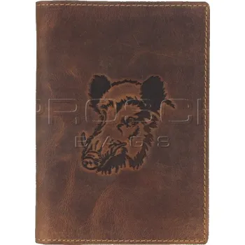 Peněženka Kožená dokladovka Greenburry 328B-Wild Boar-25