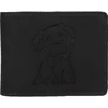 Pánská kožená peněženka Lagen 66-6535 pes černá