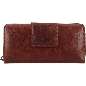 Peněženka Dámská kožená peněženka Lagen LG-2162 Hnědá