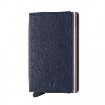 Peněženka Slimwallet Secrid Vegetable Tanned Navy-Silver
